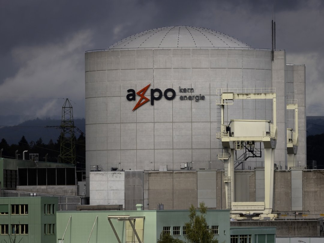 L'énergéticien argovien a vu ses résultats annuels augmenter, excepté sa prestation totale, sur l'exercice décalé 2022-2023. Ici la centrale nucléaire de Beznau exploitée par Axpo.