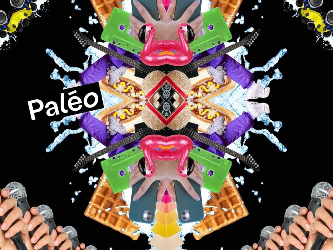 L'affiche 2024 de Paléo se donne des allures de kaléidoscope.