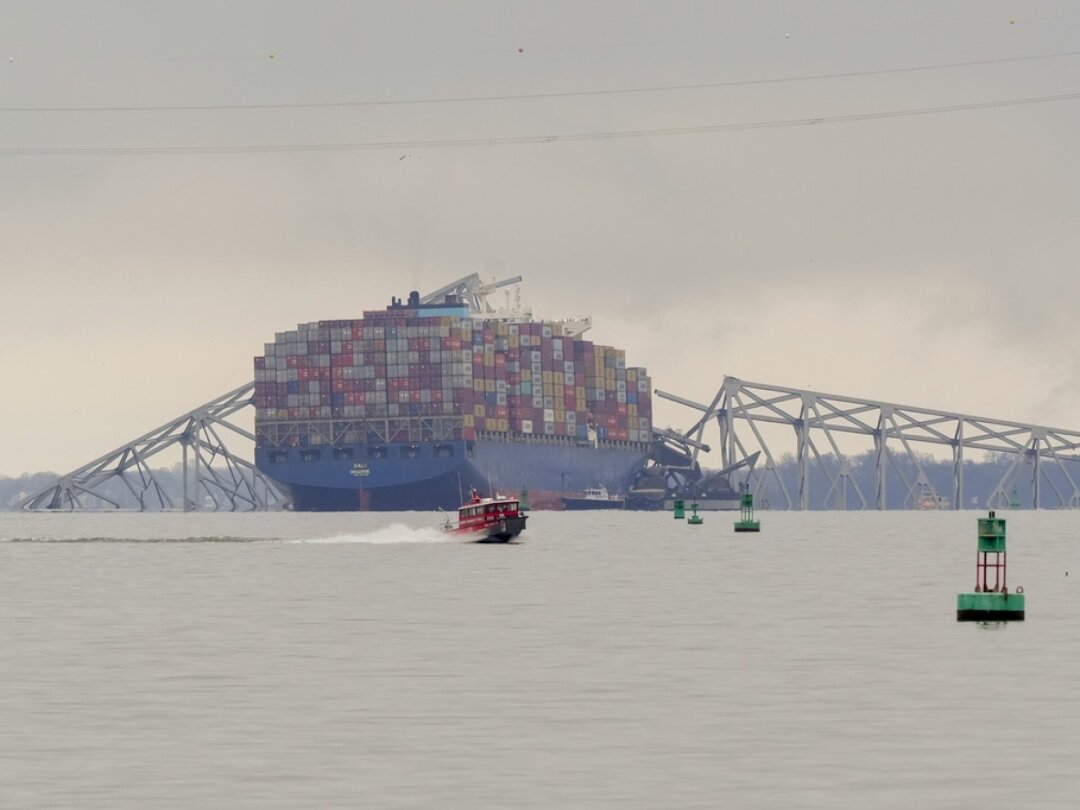 Le pont autoroutier Francis Scott Key qui s'est écroulé dans le port de Baltimore est long de 2,6 km. Il est situé sur un axe nord-sud crucial pour l'économie de la côte Est des Etats-Unis.