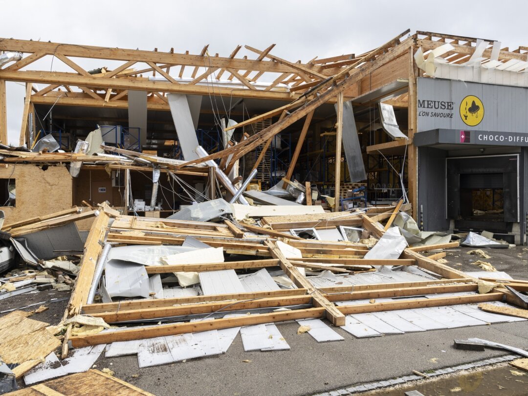 La tempête du 24 juillet aura généré plus de 100 millions de francs de sinistres sur les bâtiments de La Chaux-de-Fonds.
