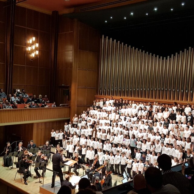 Les derniers concerts des écoliers du canton avec l'Ensemble symphonique Neuchâtel ont eu lieu en 2018.