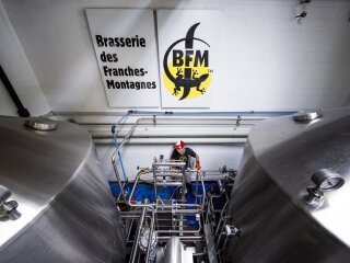 La Brasserie BFM (ici en 2017) a été fondée en 1997 et collabore avec l'association Hopscène depuis 2013.