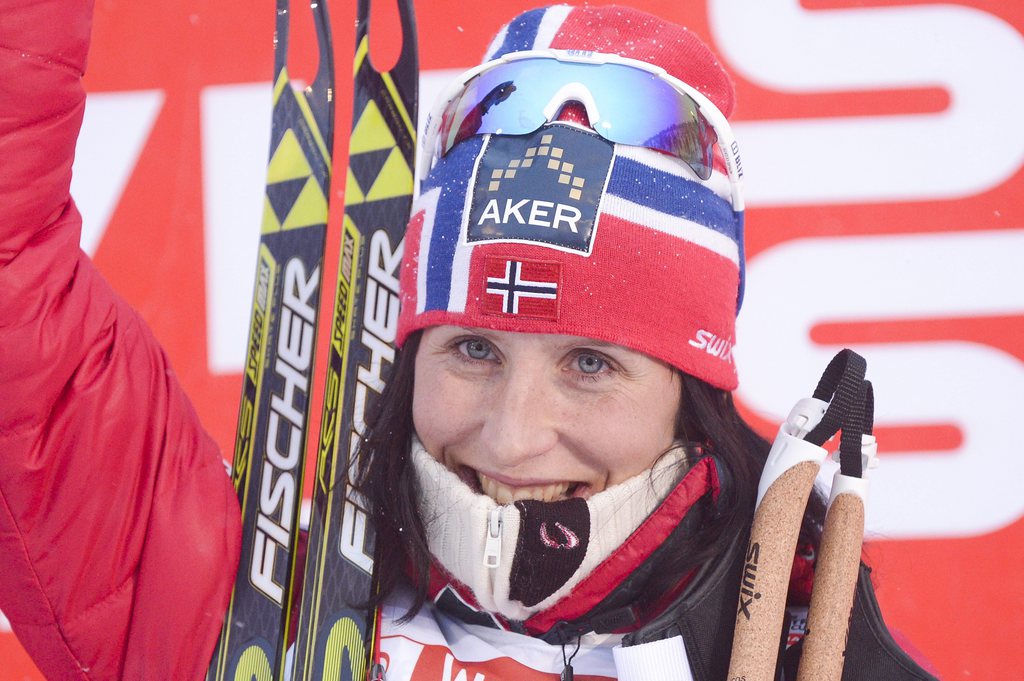 Marit Björgen s'est imposée avec 1''9 d'avance sur sa compatriote norvégienne Astrid Jacobsen.
