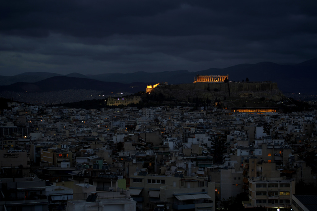 C'est dans le centre d'Athènes que l'attentat a eu leu mardi soir.