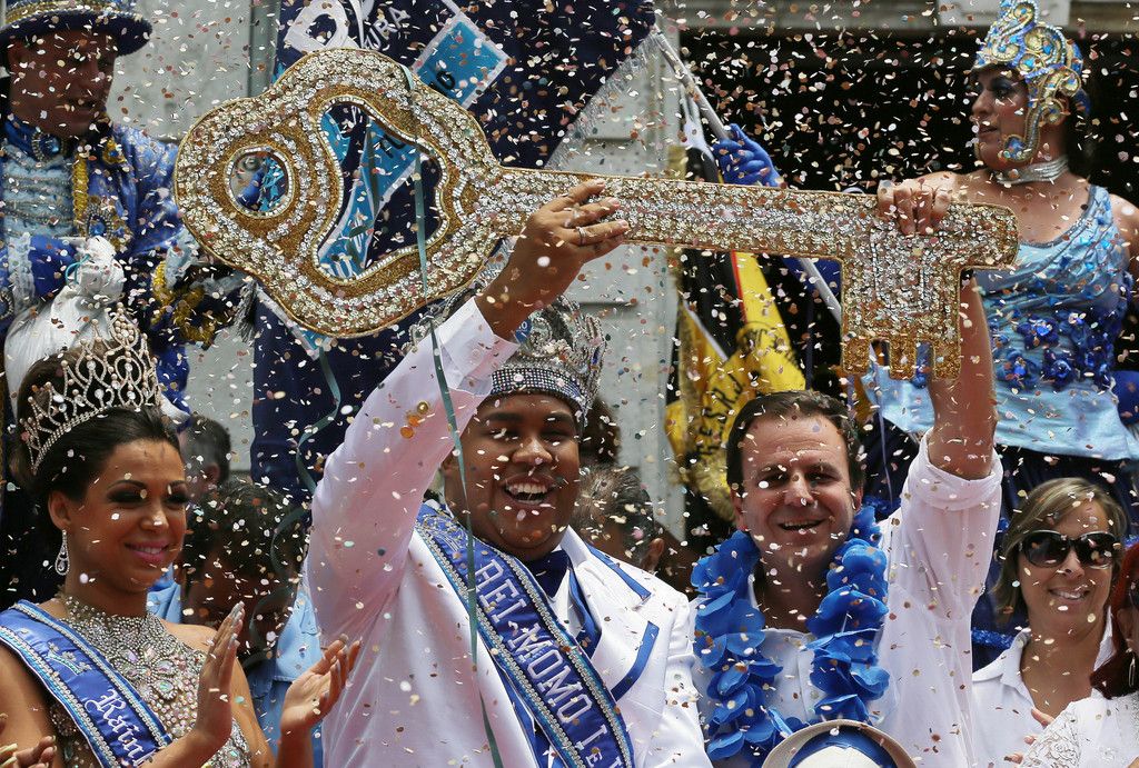 Le Roi Momo reçoit les clés de Rio: les festivités du carnaval sont désormais ouvertes!