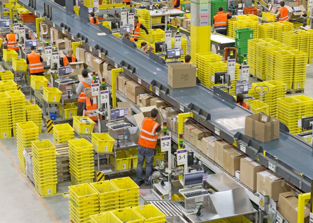Le centre Amazon de Leipzig emploie quelque 2000 salariés.