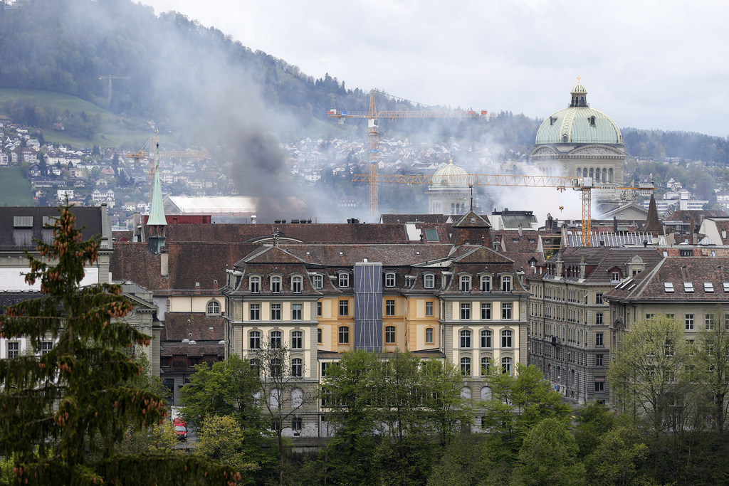 Avant la finale, les "supporters" des deux camps avaient mis à sac une partie d la ville de Berne. Les dégâts se montent à 500'000 francs.