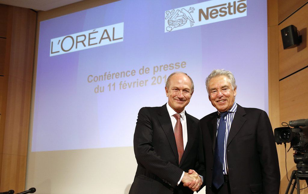 L'une des plus grosses transactions de l'année étaient la reprise 50% des parts de l'entreprise commune de L'Oréal et de Nestle. 