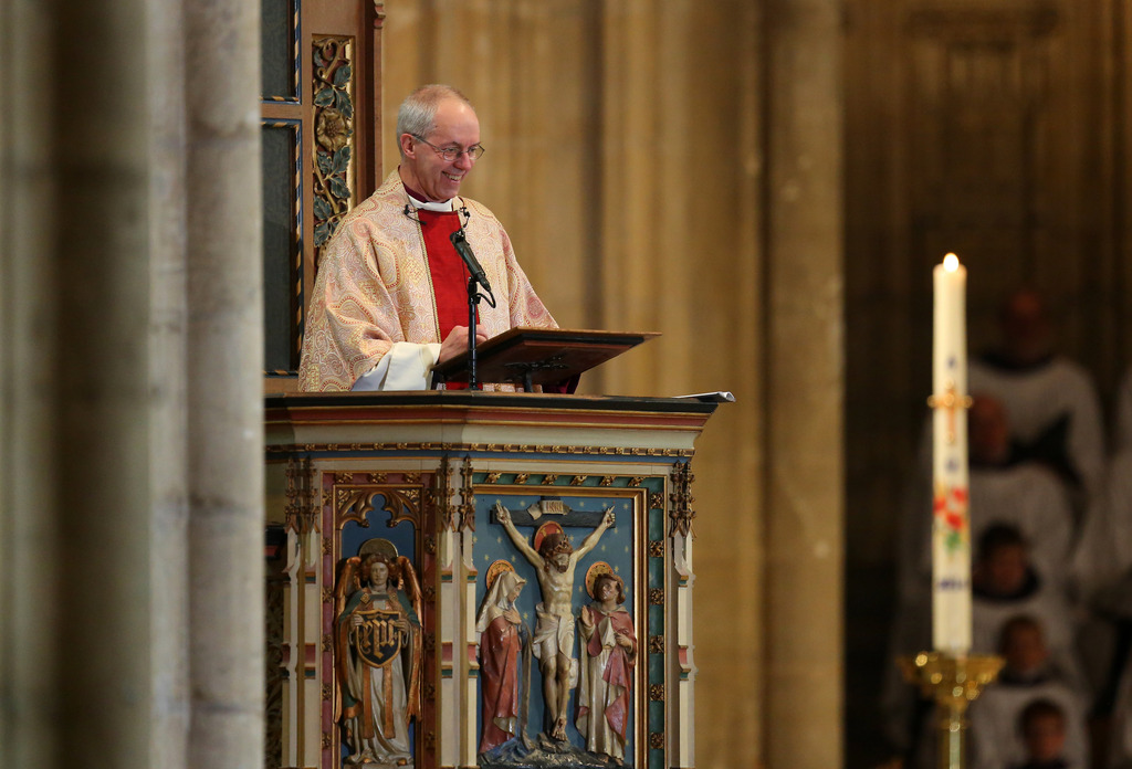 L'archevêque de Cantorbéry, Justin Welby. 