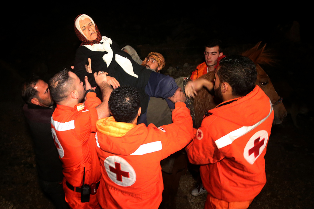 La Croix-Rouge vient en aide à plus de 900'000 personnes en Syrie.