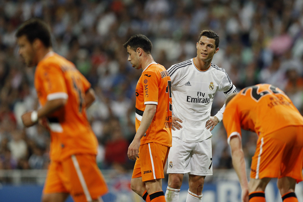 Cristiano Ronaldo a marqué à la 92e minute. Il a ainsi permis au Real d'obtenir au moins le match nul (2-2) contre Valence. 