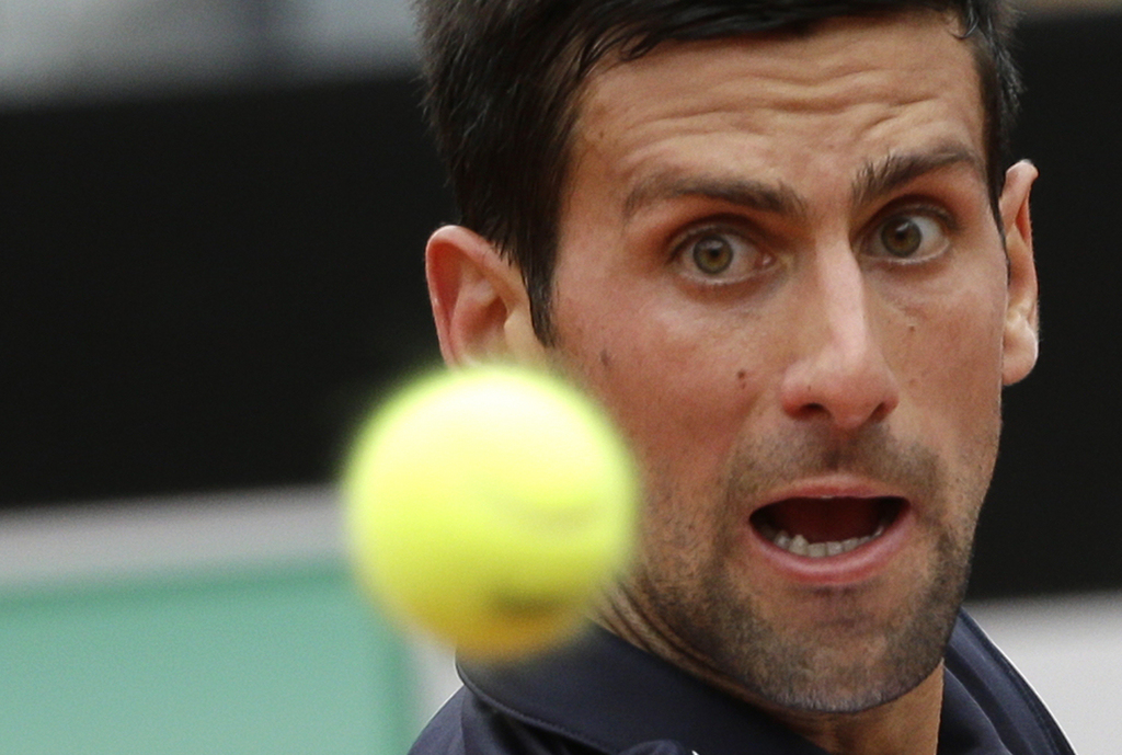Novak Djokovic a eu besoin de trois sets pour venir à bout de David Ferrer.