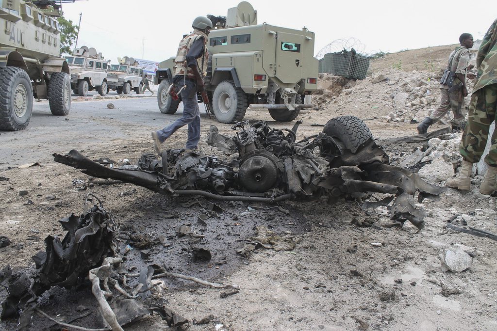 Une voiture piégé a explosé près du Parlement somalien.