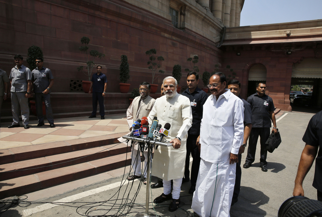 Le parti nationaliste hindou de Narendra Modi s'apprêtait vendredi à remporter une victoire écrasante aux élections législatives en Inde. 