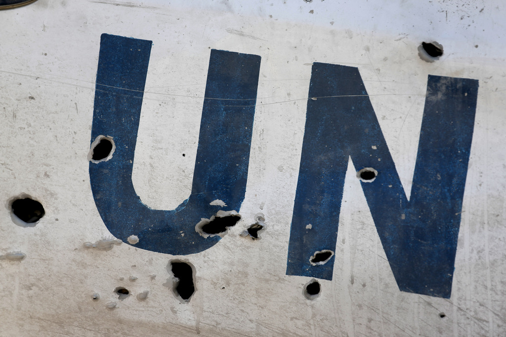 Plusieurs écoles de l'ONU ont été touchées par les combats.