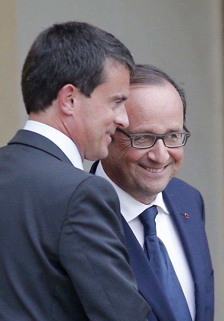 Manuel Valls et Francois Hollande 