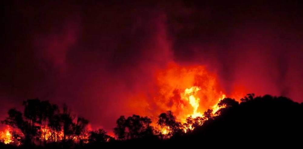 L'incendie a éclaté dans l'arrière-pays de la touristique Costa del Sol, dans le sud de l'Espagne.