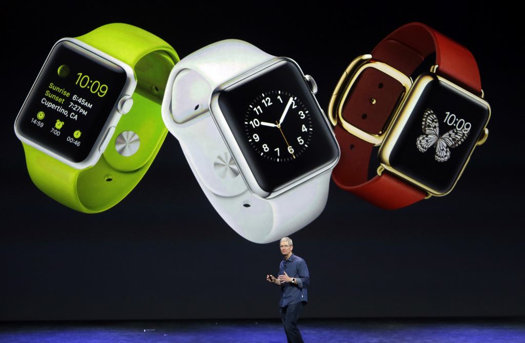 L'Apple Watch de Tim Cook ne fat pas peur à Nick Hayek. C'est davantage la pression du franc qui l'inquiète.