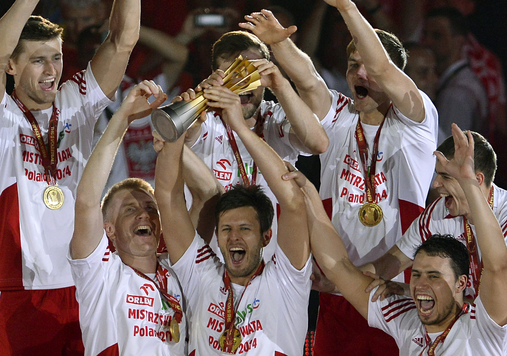 Les Polonais terminent premiers de leur championnat du monde, devant le Brésil, l'Allemagne et la France.