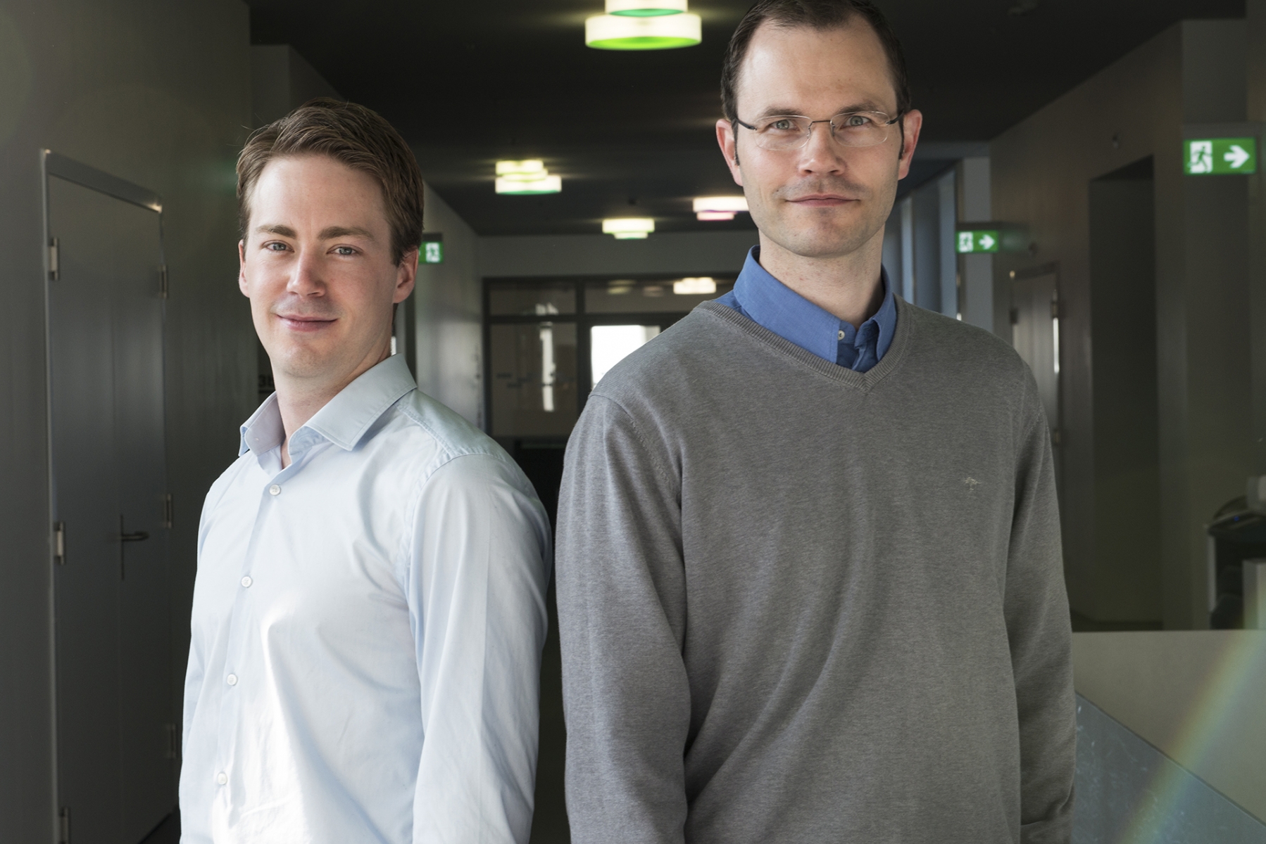 Luc Gervais et Jörg Ziegler espèrent que leur dispositif portable de diagnostic médical sera sur le marché en 2017.