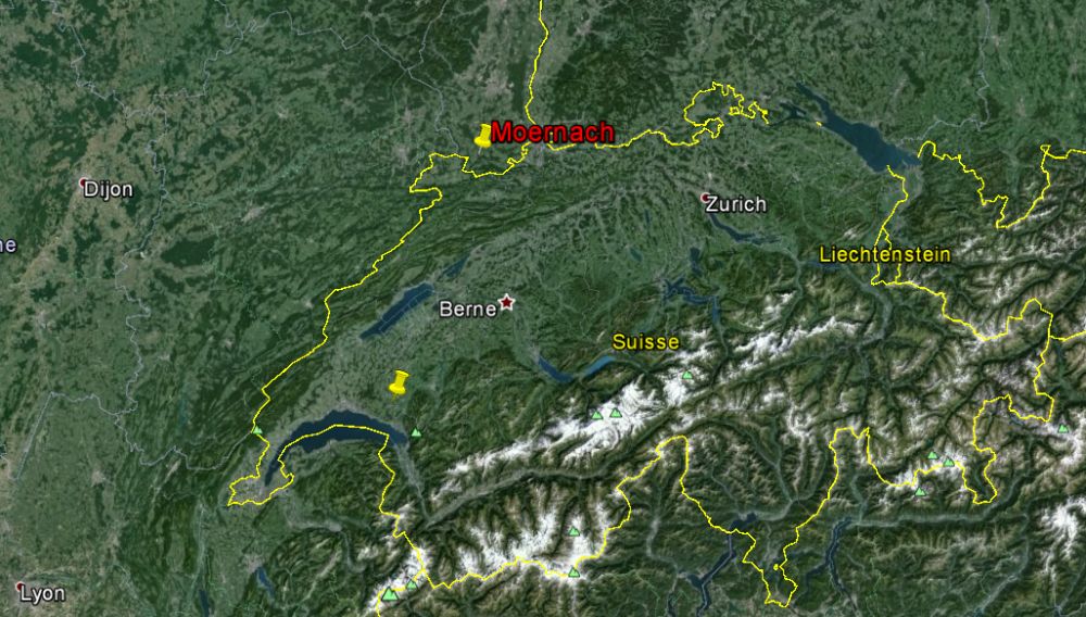 Le drame s'est déroulé dans le petit village de Moernach, proche de la frontière suisse (Haut-Rhin).