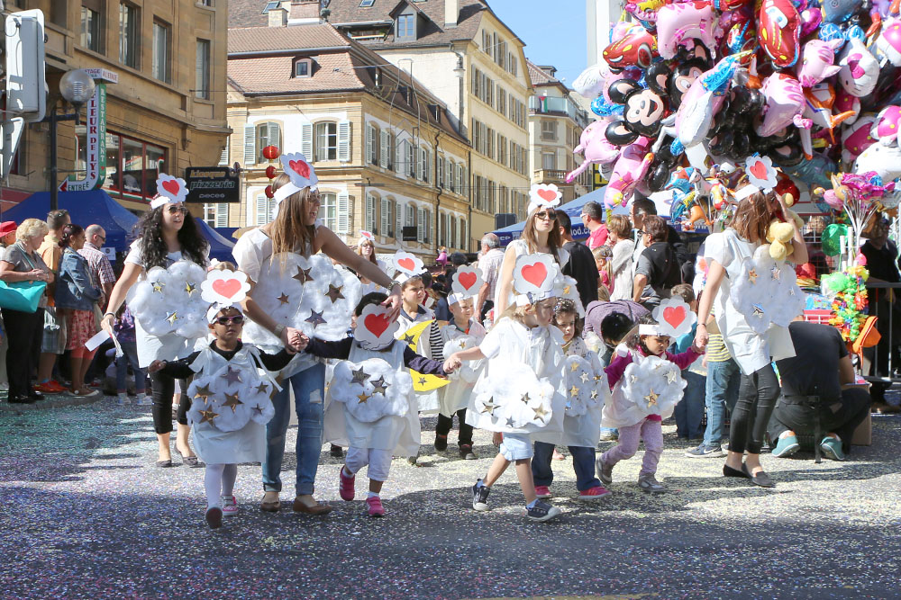 Fête des Vendanges de Neuchâtel 2014, cortège des enfants
