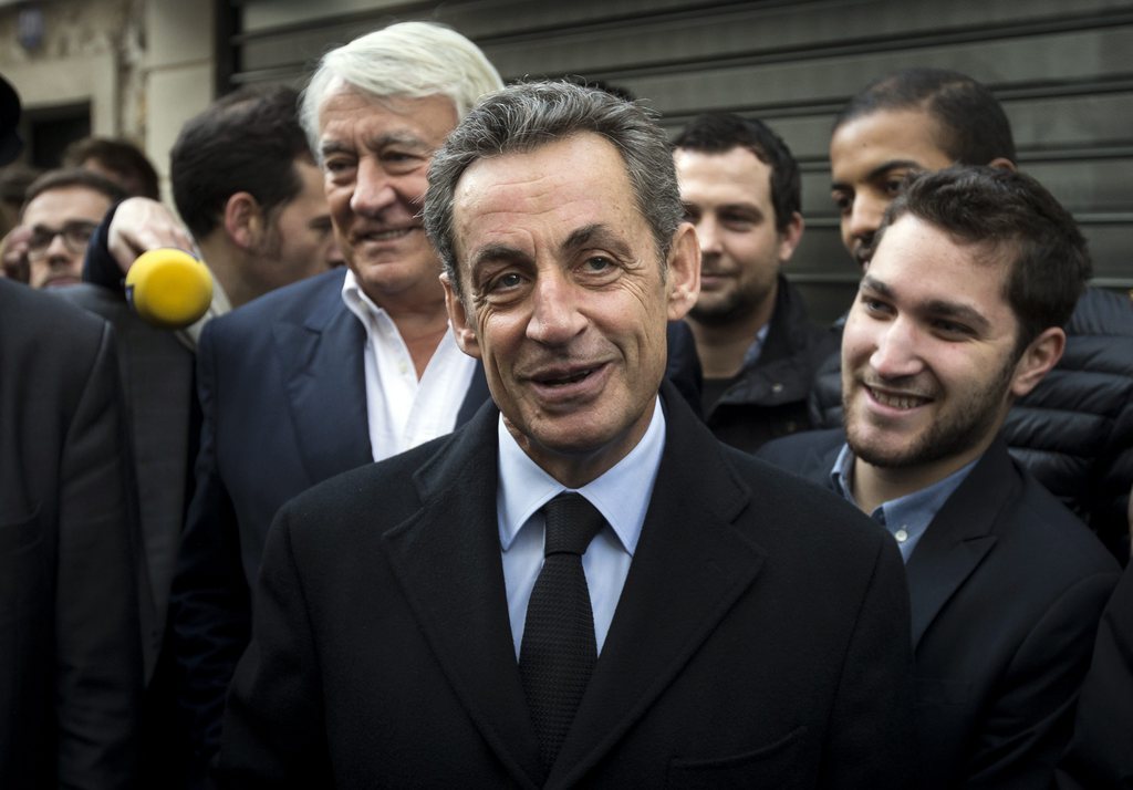 Tout sourire, Nicolas Sarkozy est arrivé largement en tête de l'élection à la présidence de l'UMP. 