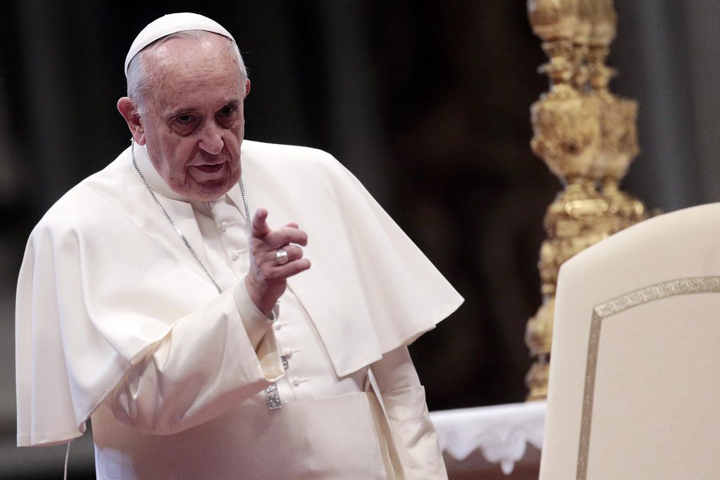 Le pape François a notamment parlé d'"Alzheimer spirituel" ou d'"exhibitionnisme mondain".