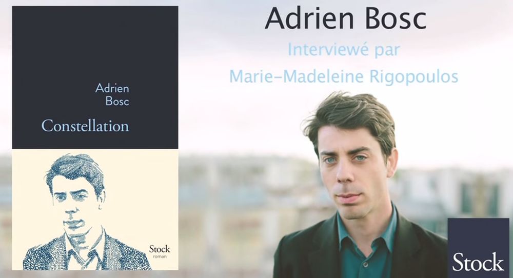 Adrien Bosc, jeune auteur de 28 ans, a été couronné jeudi par le Grand prix du roman de l'Académie française pour son premier roman "Constellation".