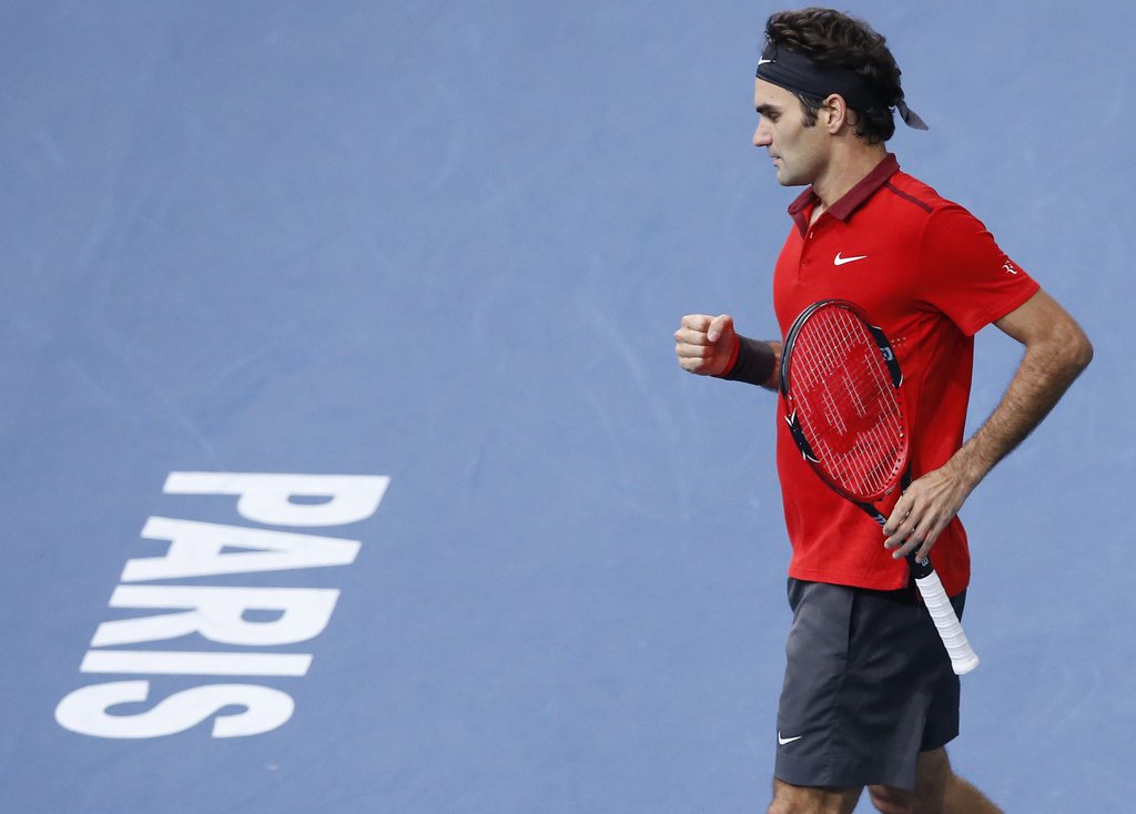 Roger Federer a dû sortir son grand jeu pour venir à bout de son adversaire français Jérémy Chardy. Le Bâlois a finalement battu son adversaire en trois sets. 