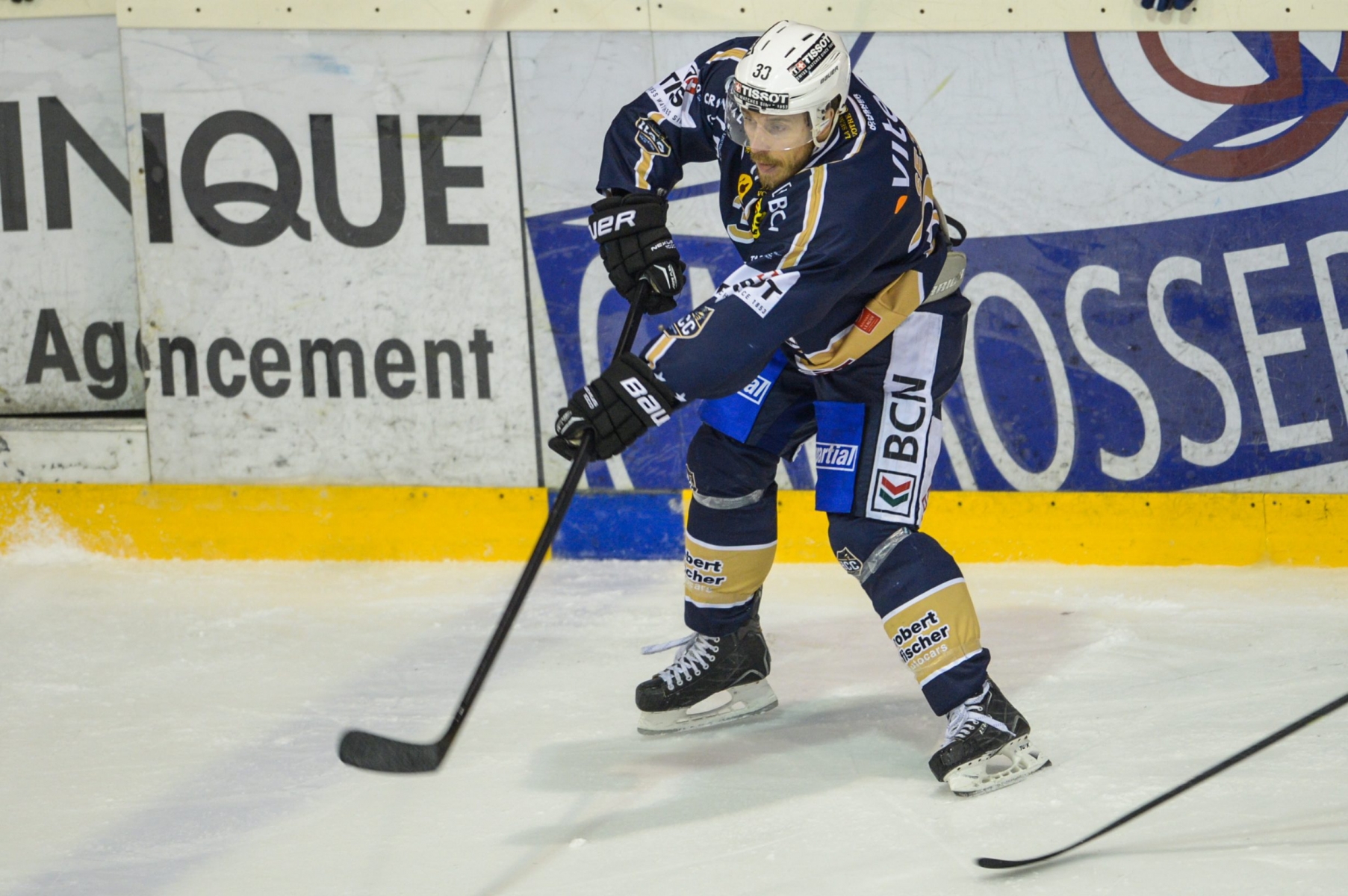 Peter Sejna pourrait manquer pendant plusieurs matches.

LA CHAUX-DE-FONDS  19 12  2014
Photo: Christian Galley