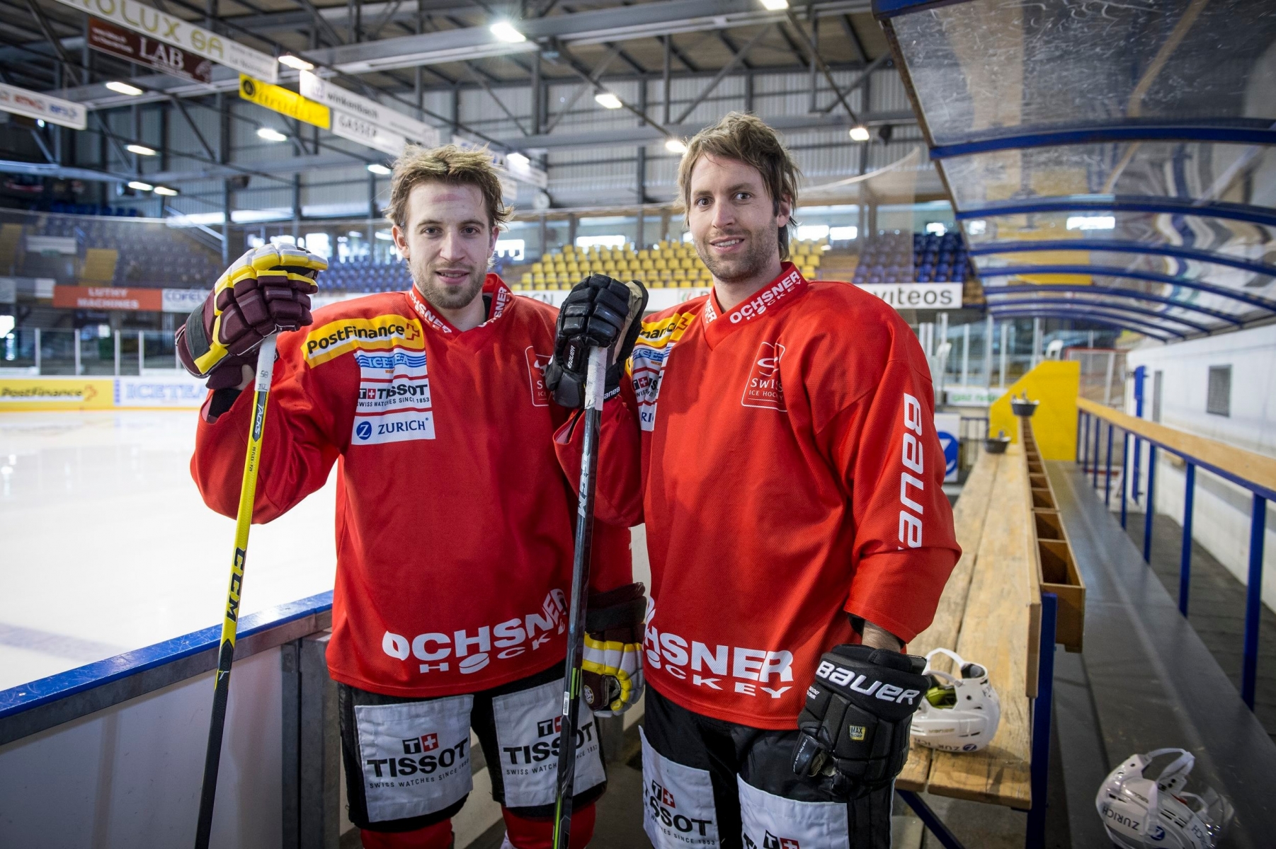 Romain Loeffel et Kevin Romy retrouveront les Mélèzes mercredi 26 avril.