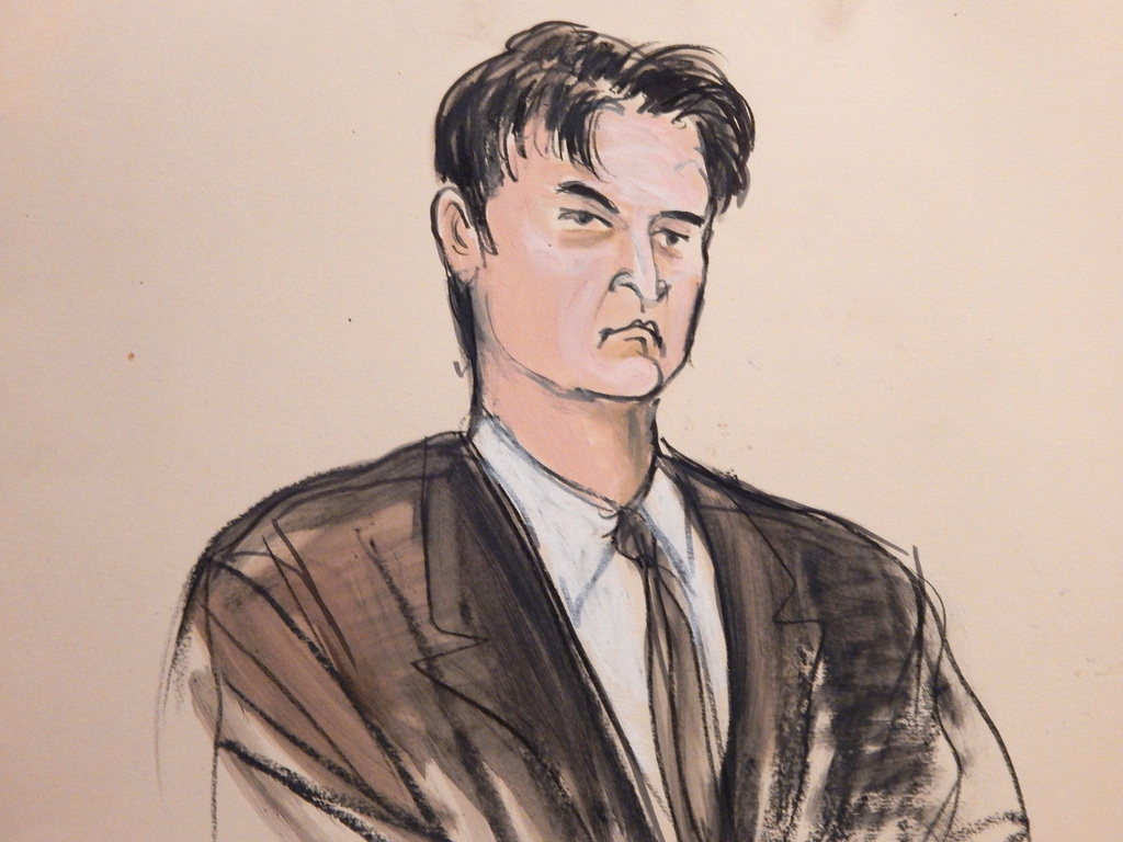 Ross Ulbricht, 31 ans, lors de son procès cette semaine.