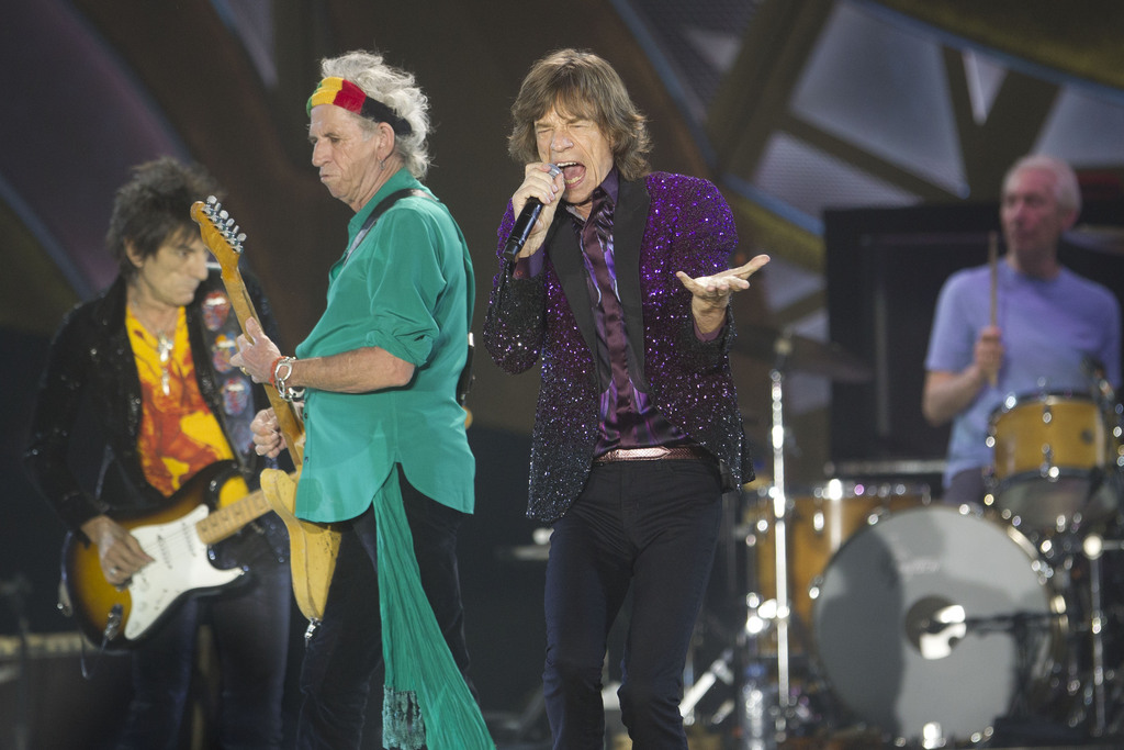 Mick Jagger et Keith Richards laissent encore planer le doute sur le lieu exact du concert.