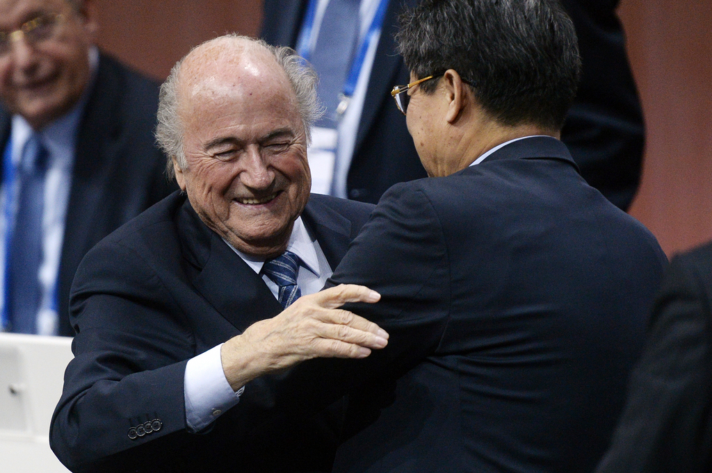 Sepp Blatter a été réélu à la tête de la FIFA.