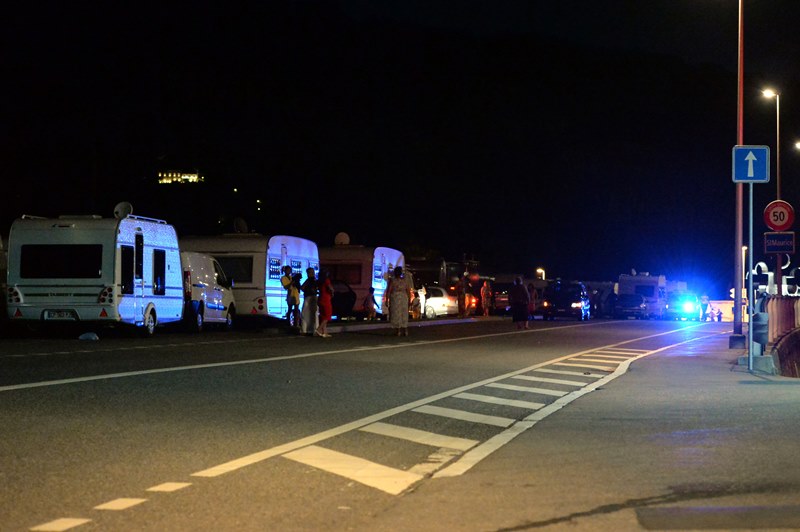 Les gens du voyage ont tenté d'occuper illégalement une place à Saint-Maurice.