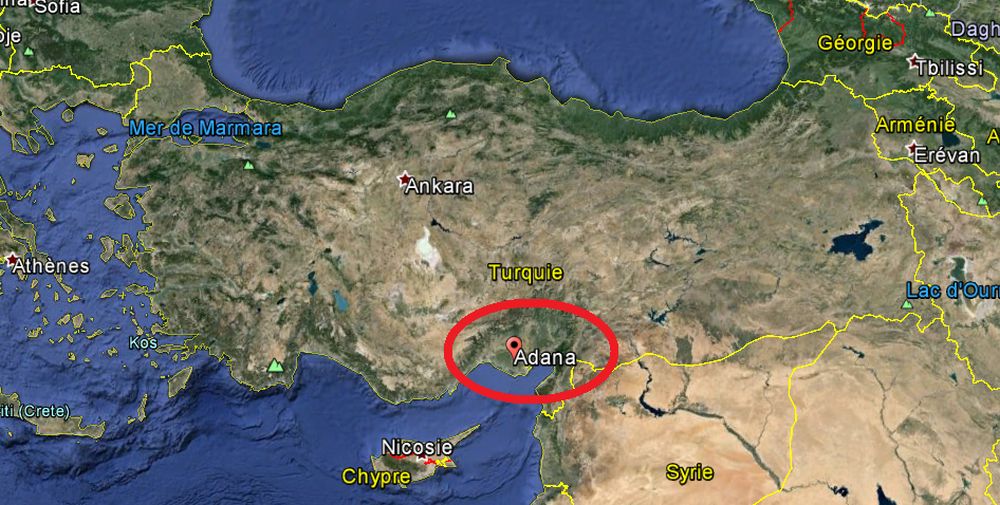 L'attaque s'est produite dans la région d'Adana, dans le sud de la Turquie.