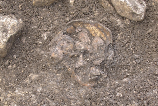 Une tombe du Haut Moyen-Age découverte à Courroux.
