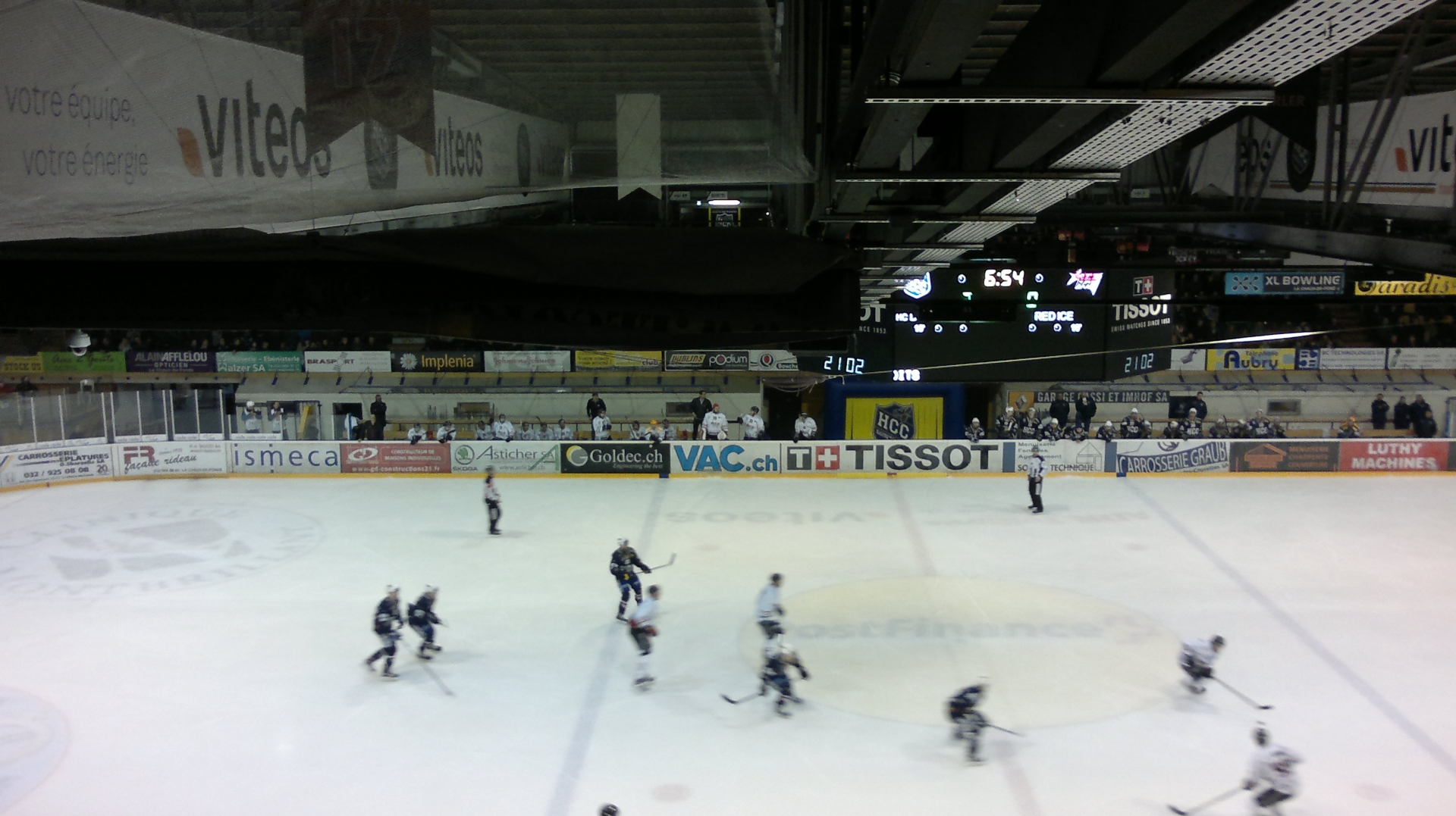 HC La Chaux-de-Fonds vs HC Red Ice Martigny-Verbier-Entremont