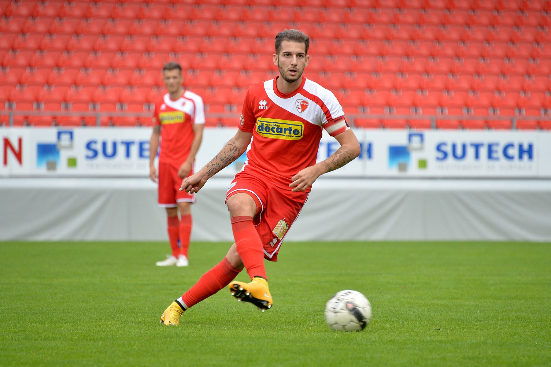 Stefane Rauti a porté le brassard de capitaine des moins de 21 ans du FC Sion et il jouera désormais pour le FCC.