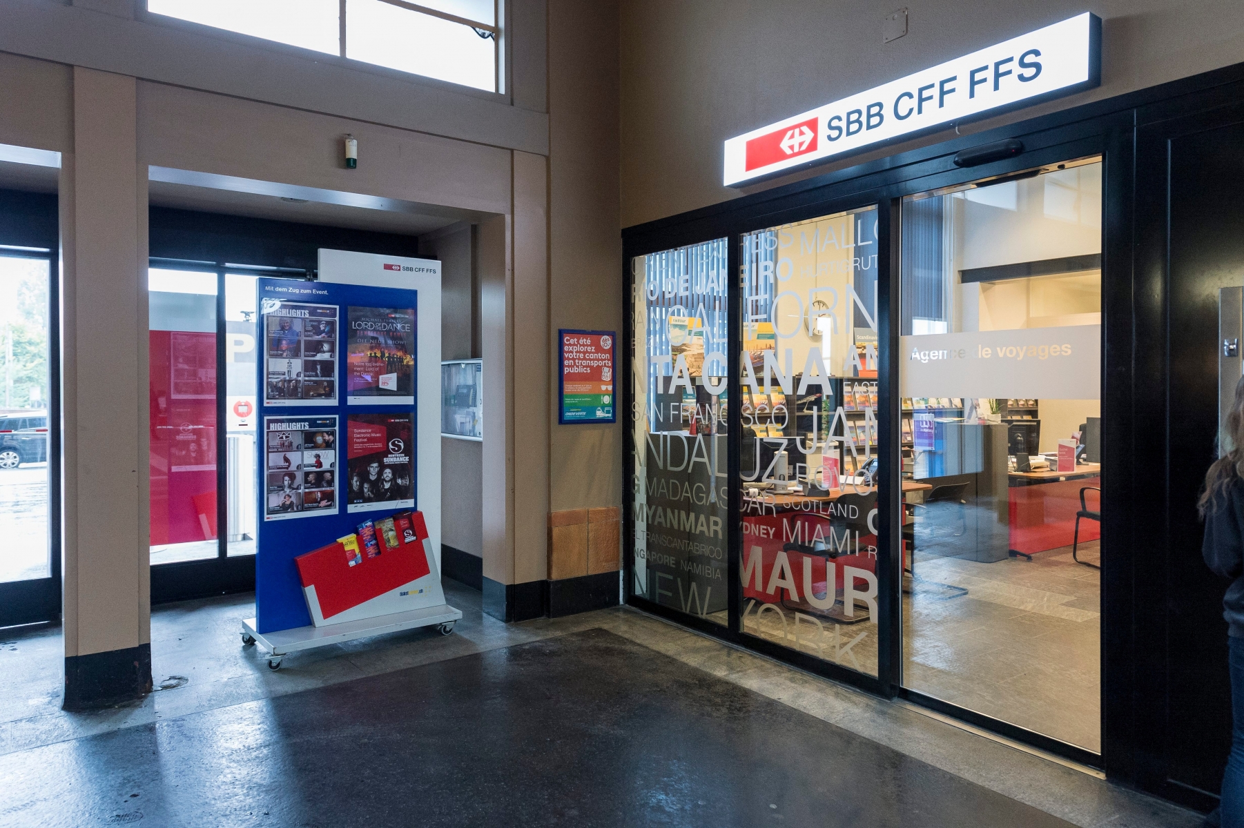 L'agence de voyage CFF a la gare de Neuchatel va fermer ses portes.



Neuchatel, le 06.10.2015



Photo : Lucas Vuitel