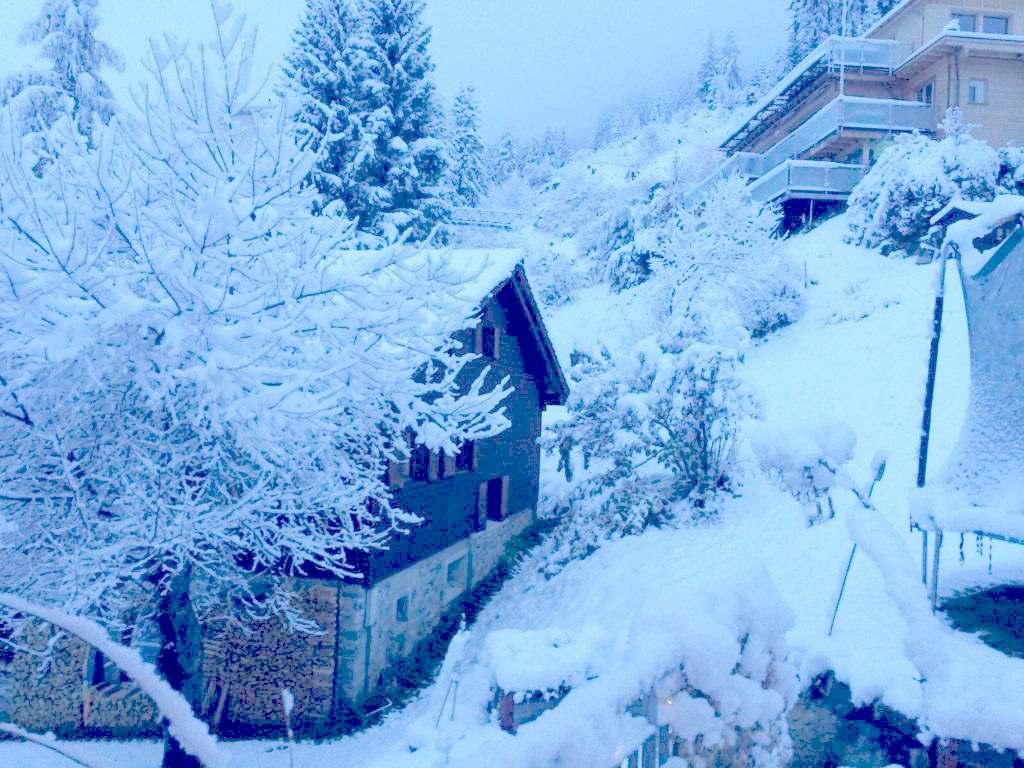 Les Grisons ont reçu une belle couche de neige le 14 octobre.