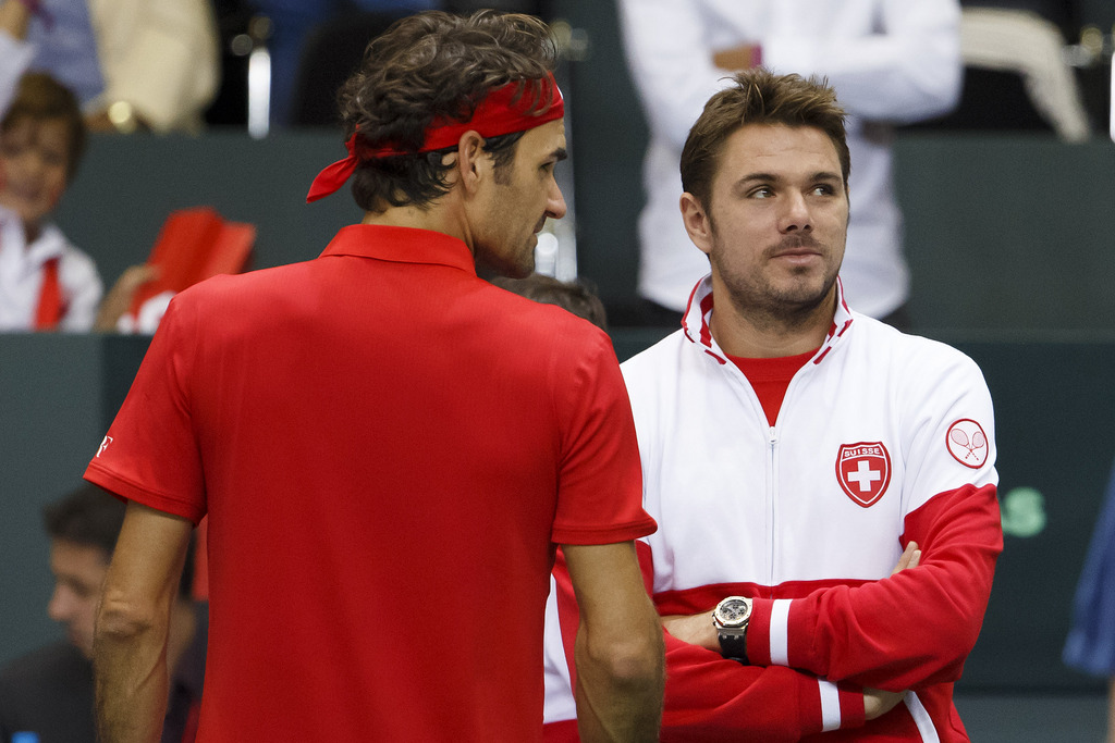 A Paris, Roger Federer et Stan Wawrinka ne s'affronteront que s'ils sont en finale.