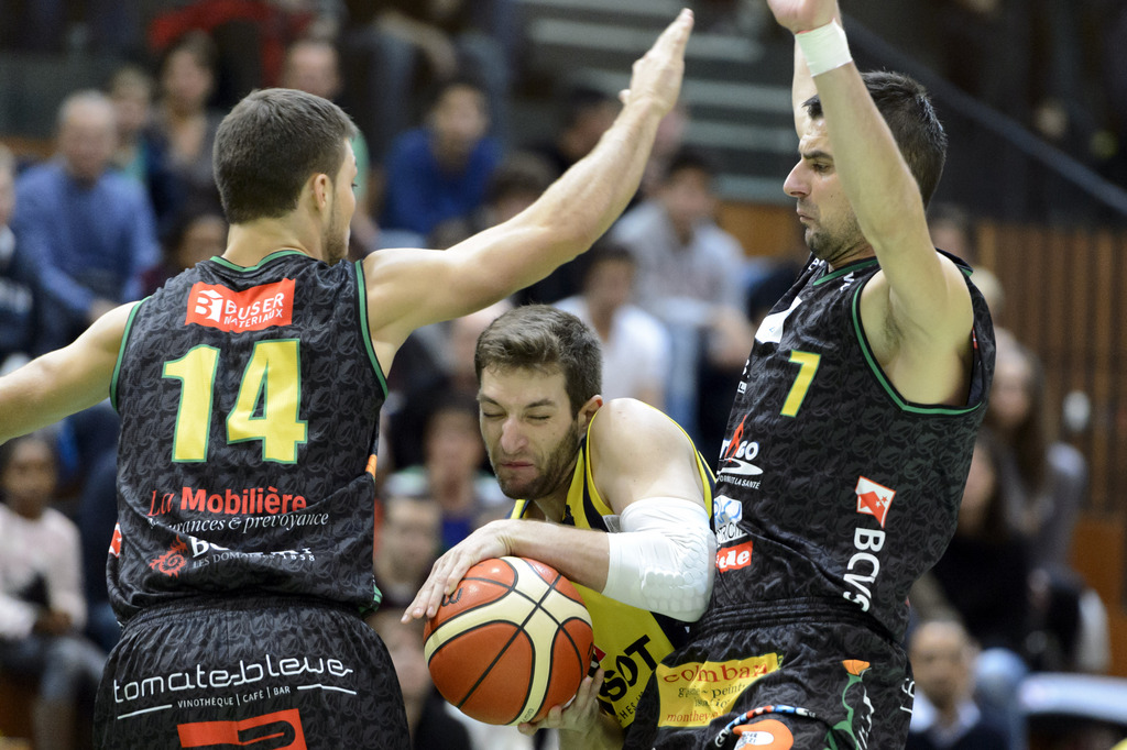 Le joueur neuchâtelois Florian Steinmann s'est particulièrement illustré avec 26 points marqués.