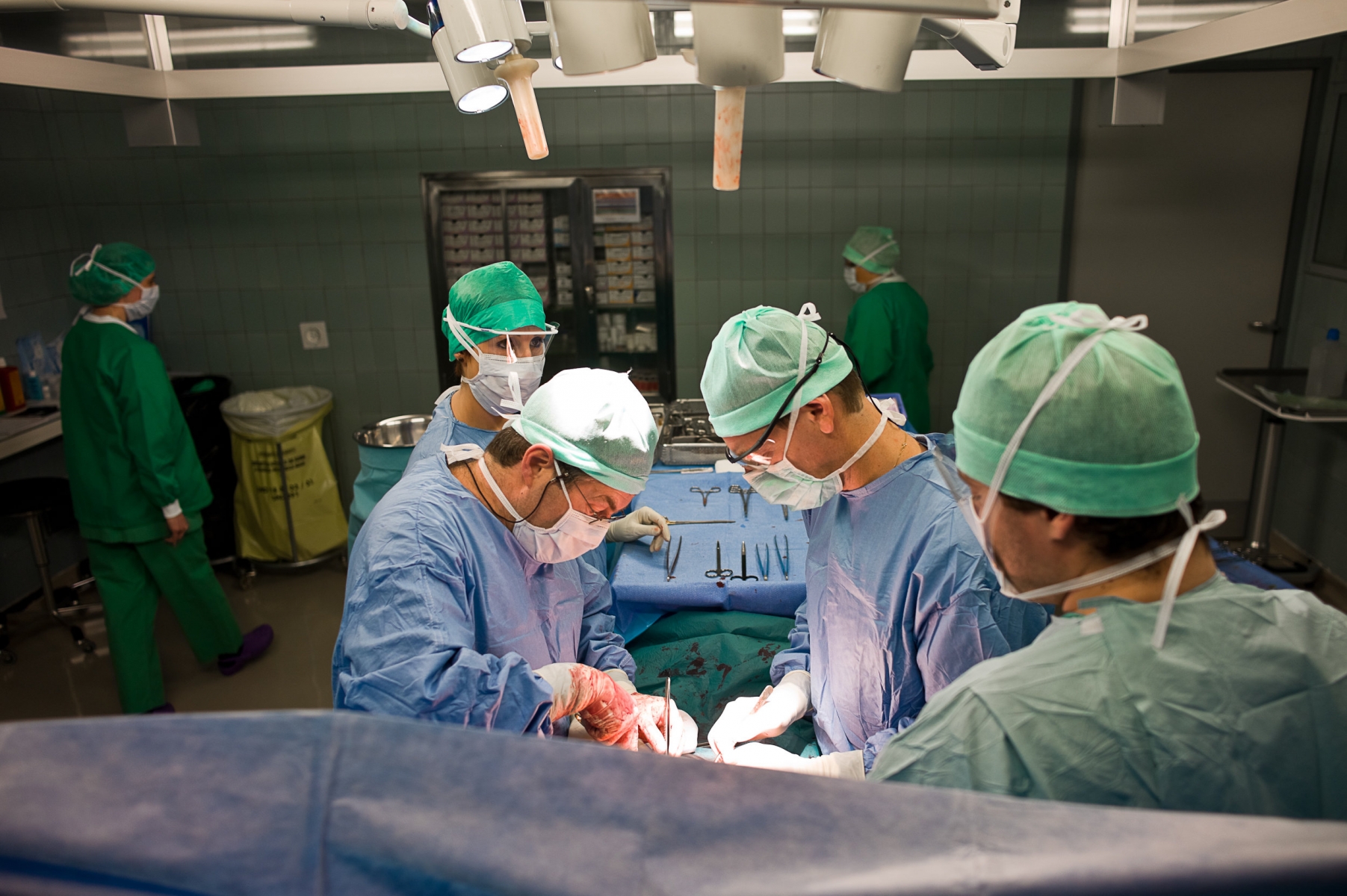 Une opération à l'hôpital de La Chaux-de-Fonds.