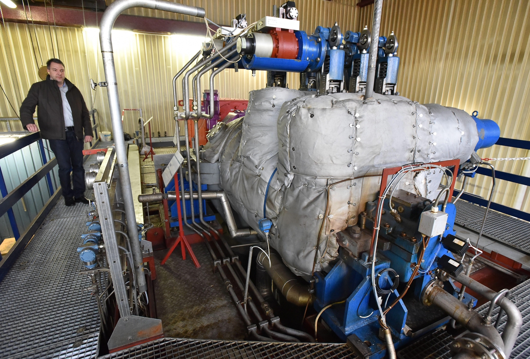 Turbine à vapeur de Vadec à La Chaux-de-Fonds.