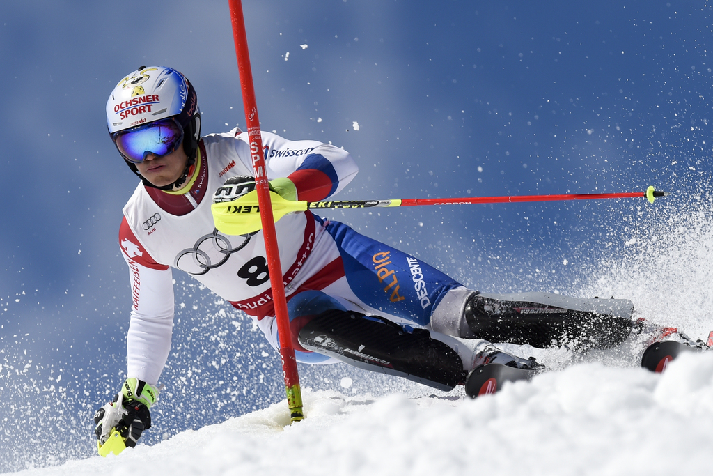 Loïc Meillard, 19 ans, est le grand espoir du ski suisse.