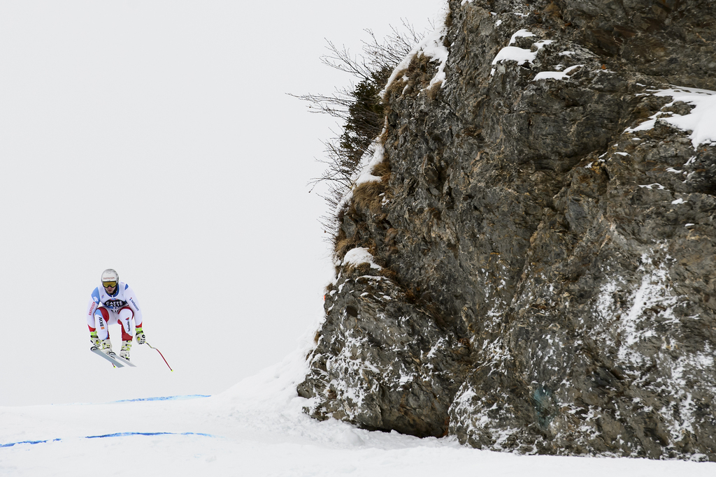 Beat Feuz s'est rassuré avant la "vraie" descente de ce samedi.