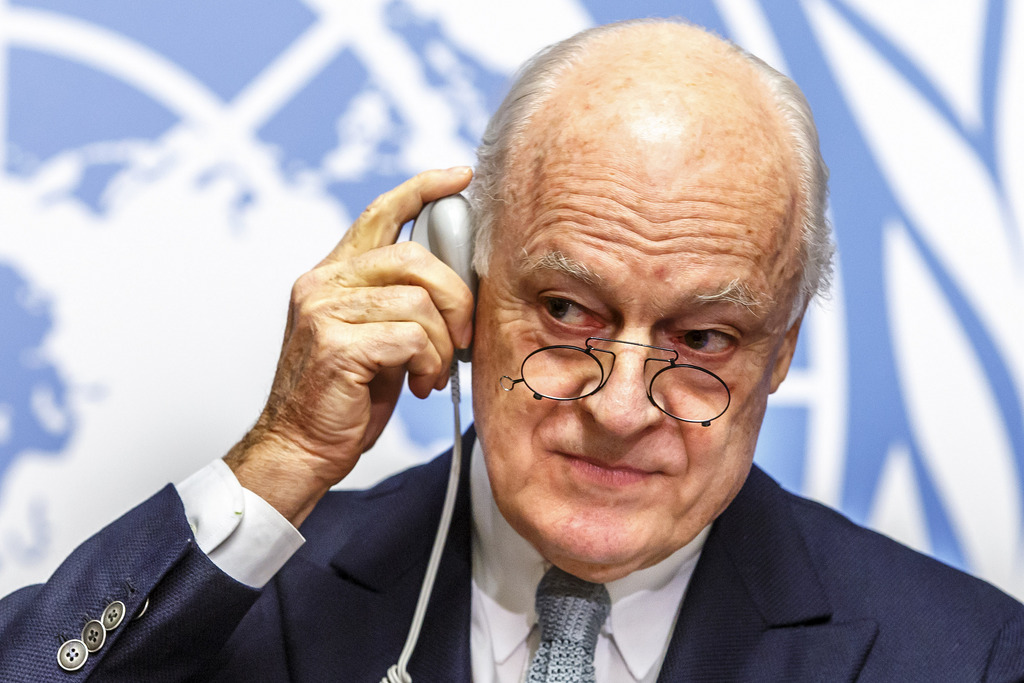 L'émissaire de l'ONU pour la Syrie, Staffan de Mistura.
