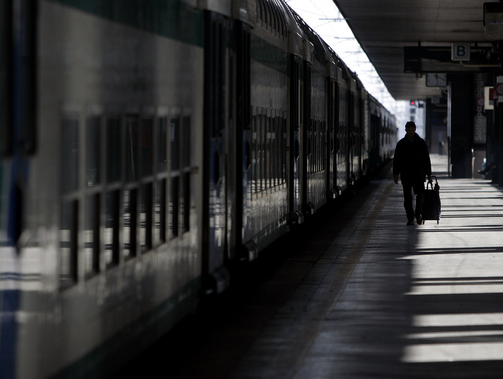 La gare de Termini a été évacuée. Un homme muni d'un fusil y aurait été repéré. (illustration)